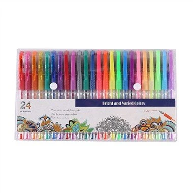 Set Pen Gel 24 Lliw