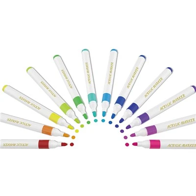 Marciwr Acrylig Gwyn Pen